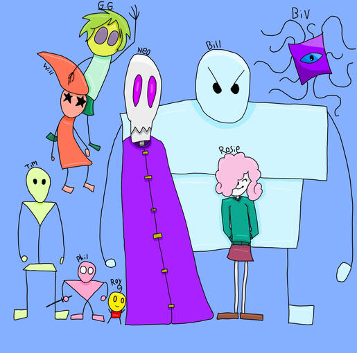 All my oc's (excluding some)